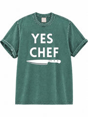 Yes Chef Washed T-Shirt