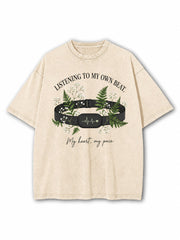 Listen To My Own Beat Washed T-Shirt