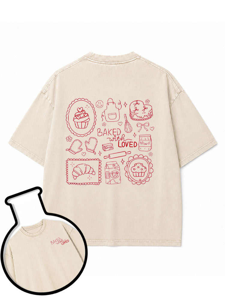 BAKED with LOVED Washed T-Shirt