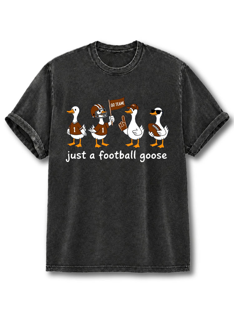 just a football goose Washed T-Shirt