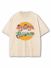 Walking on Sunshine Washed T-Shirt