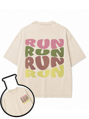 RUN RUN RUN Washed T-Shirt