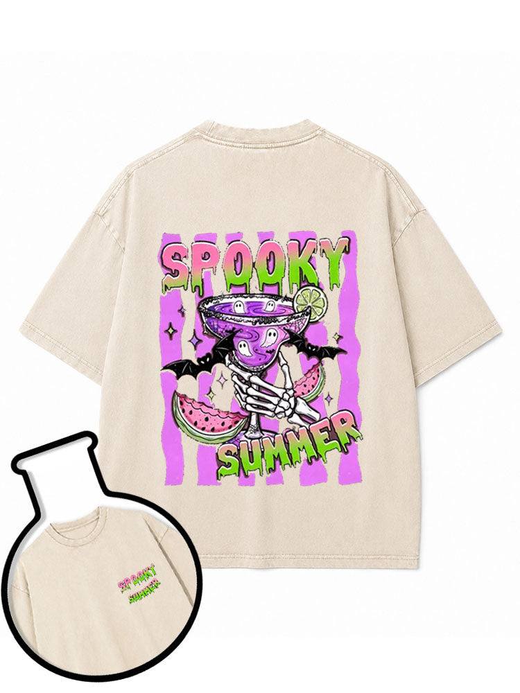 Spooky Summer Washed T-Shirt
