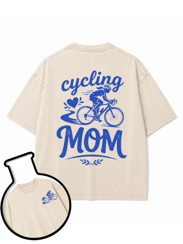 cycling MOM Washed T-Shirt