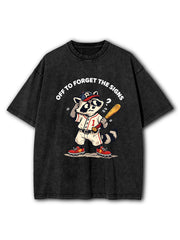 Off To Forget The Signs Washed T-Shirt