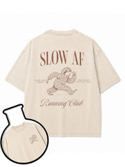 Slow AF Running Club Washed T-Shirt