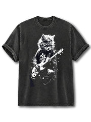 Rock Cat Washed T-Shirt