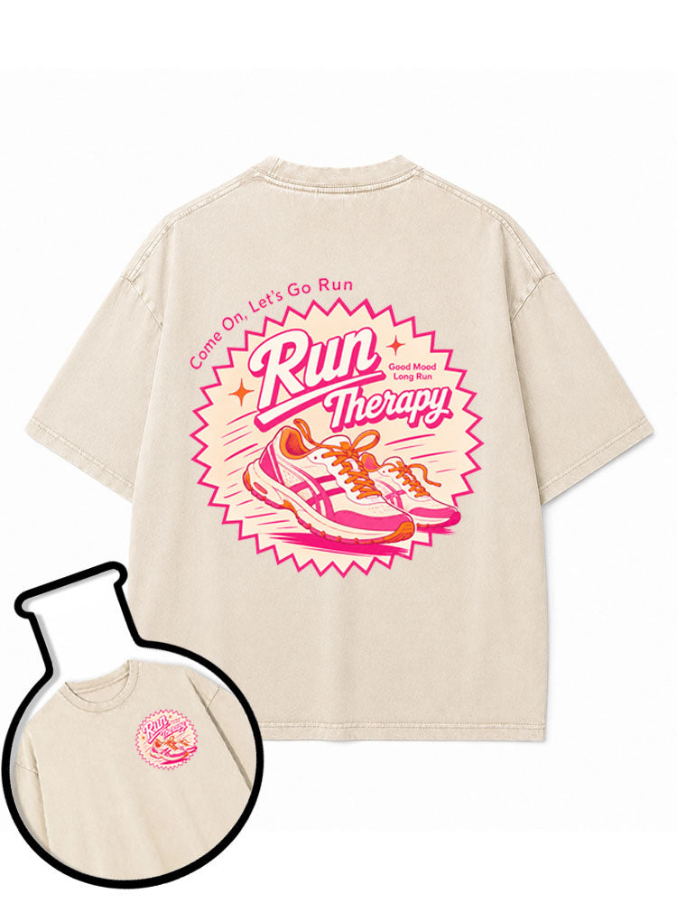 Good Mood Long Run Washed T-Shirt