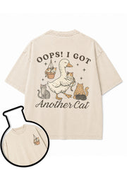 OOPS! I GOT Another Cat Washed T-Shirt