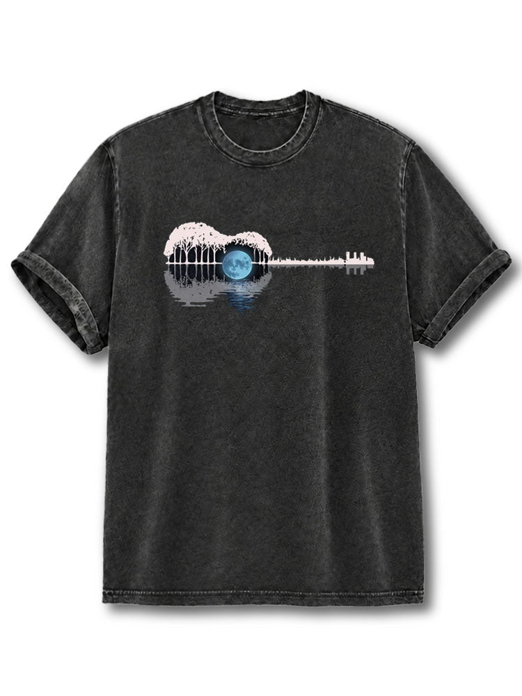Nature Guitar Washed T-Shirt