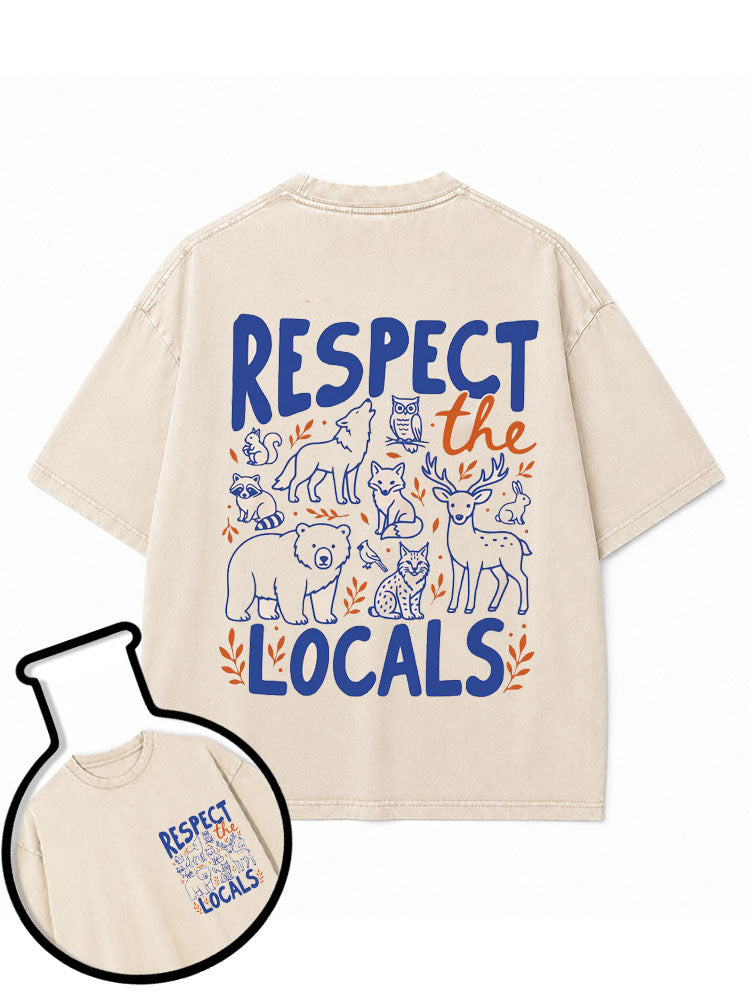 Respect The Locals Washed T-Shirt