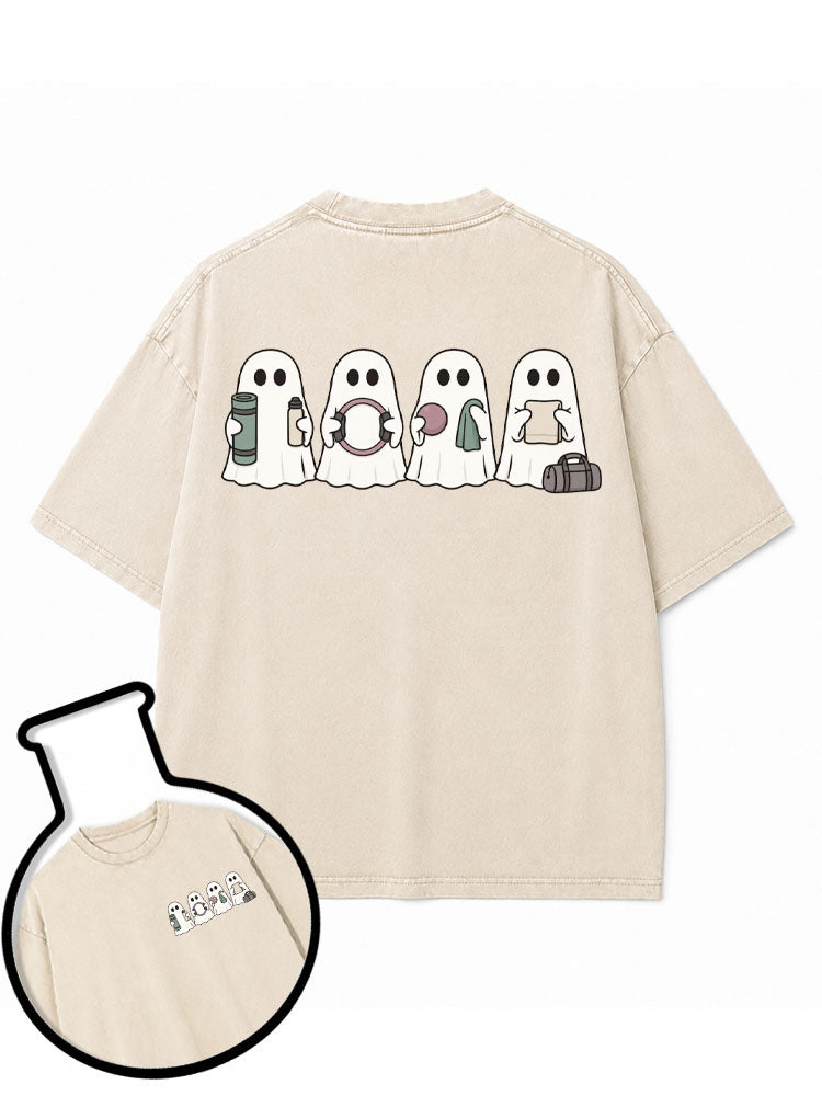 Pilates Boo Washed T-Shirt