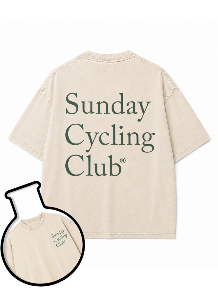 SUNDAY CYCLING Club Washed T-Shirt