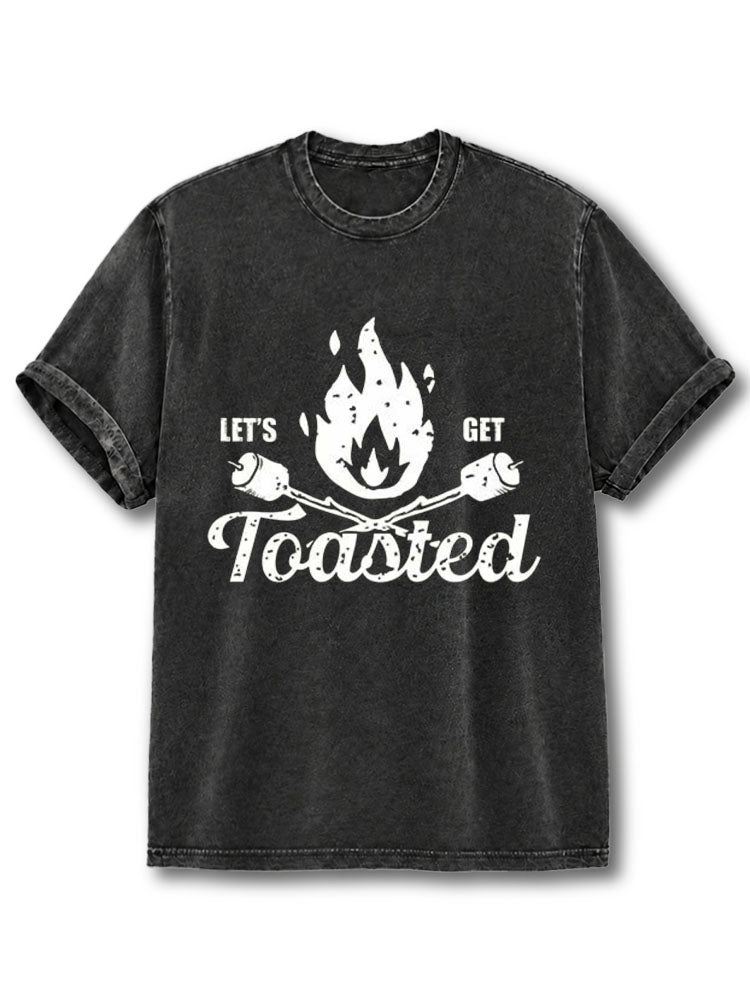 Lets Get Toasted Washed T-Shirt