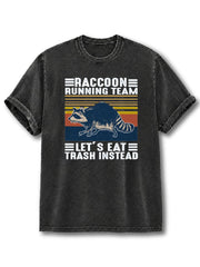 Raccoon Running Team Washed T-Shirt