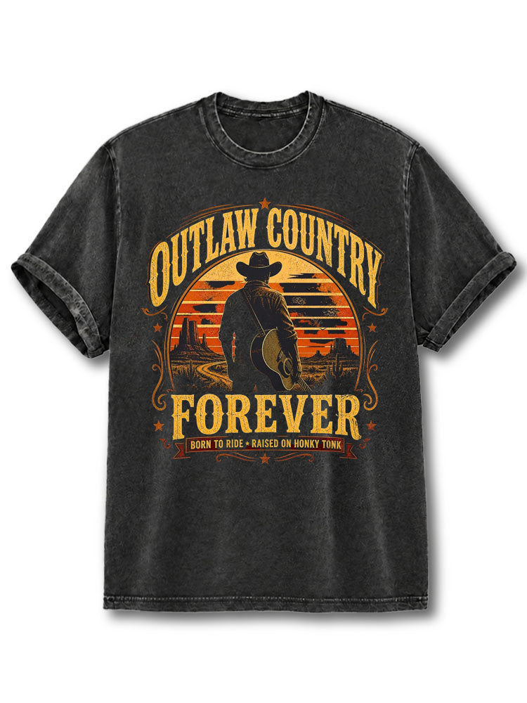 Outlaw Country Forever Washed T-Shirt