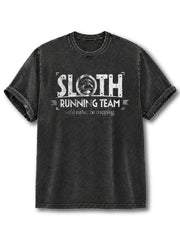 Sloth Running Team Washed T-Shirt