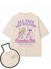 Every step counts Washed T-Shirt