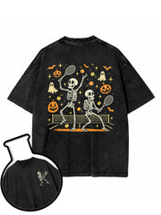 Halloween TENNIS CLUB Washed T-Shirt