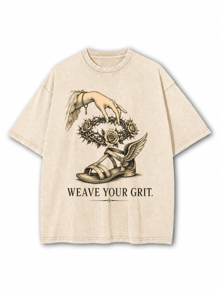 Weave The Grit Washed T-Shirt