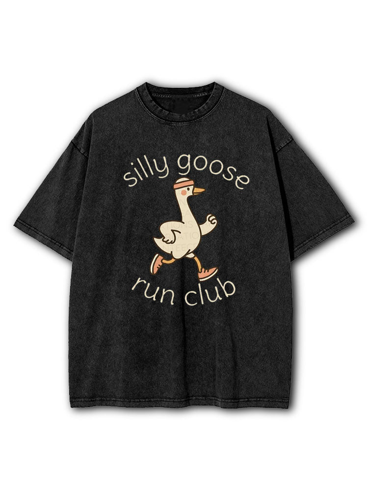 Silly Goose Run Club Washed T-Shirt