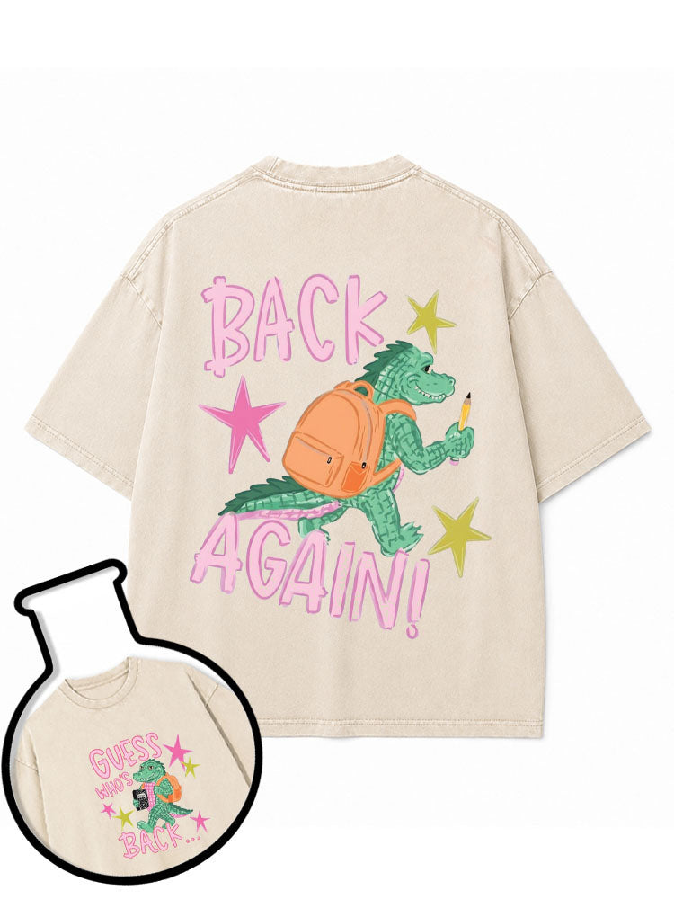 GUESS WHO’S BACK Washed T-Shirt