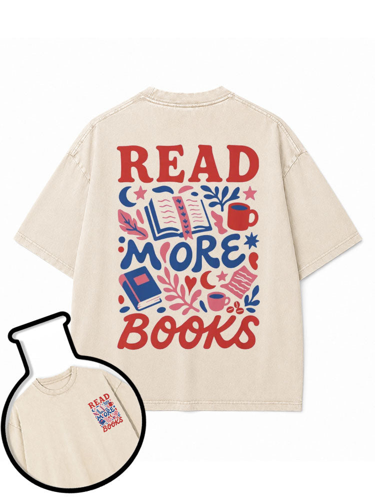 READ MORE BOOKS Washed T-Shirt