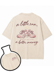 MORNING RUN CLUB Washed T-Shirt