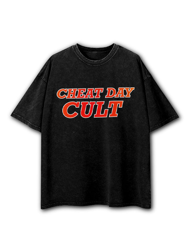 CHEAT DAY CULT Washed T-Shirt
