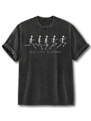 Dead-Icated to Running Washed T-Shirt