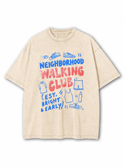 Neighborhood Walking Club Washed T-Shirt