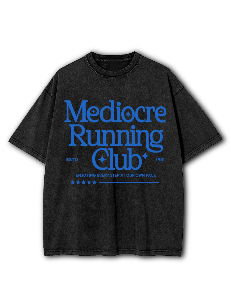 Mediocre Running Club Washed T-Shirt