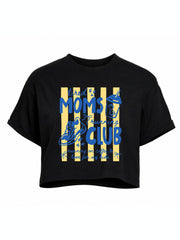 Tired Moms Running Club Crop Tops