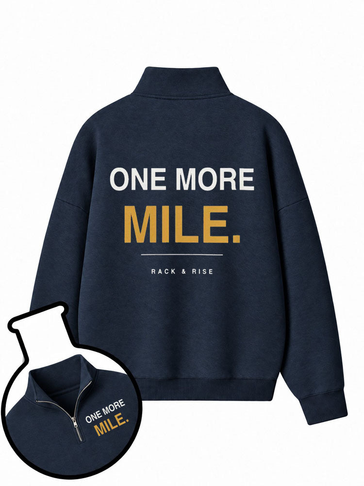 One More Mile Half-Zip Fleece Pullover