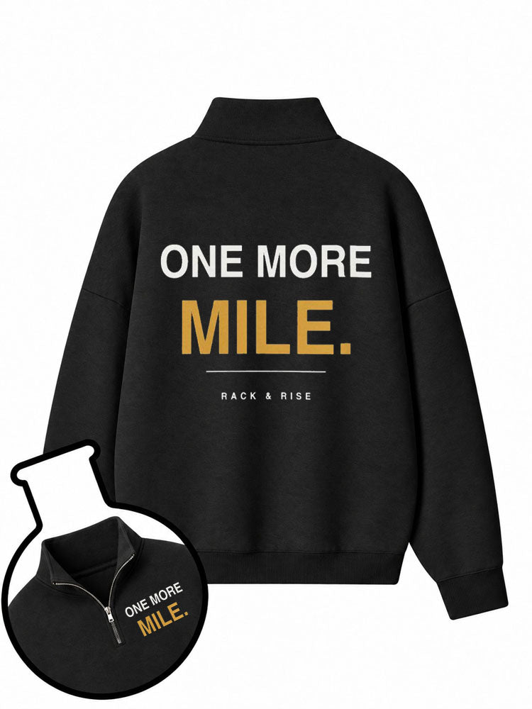 One More Mile Half-Zip Fleece Pullover