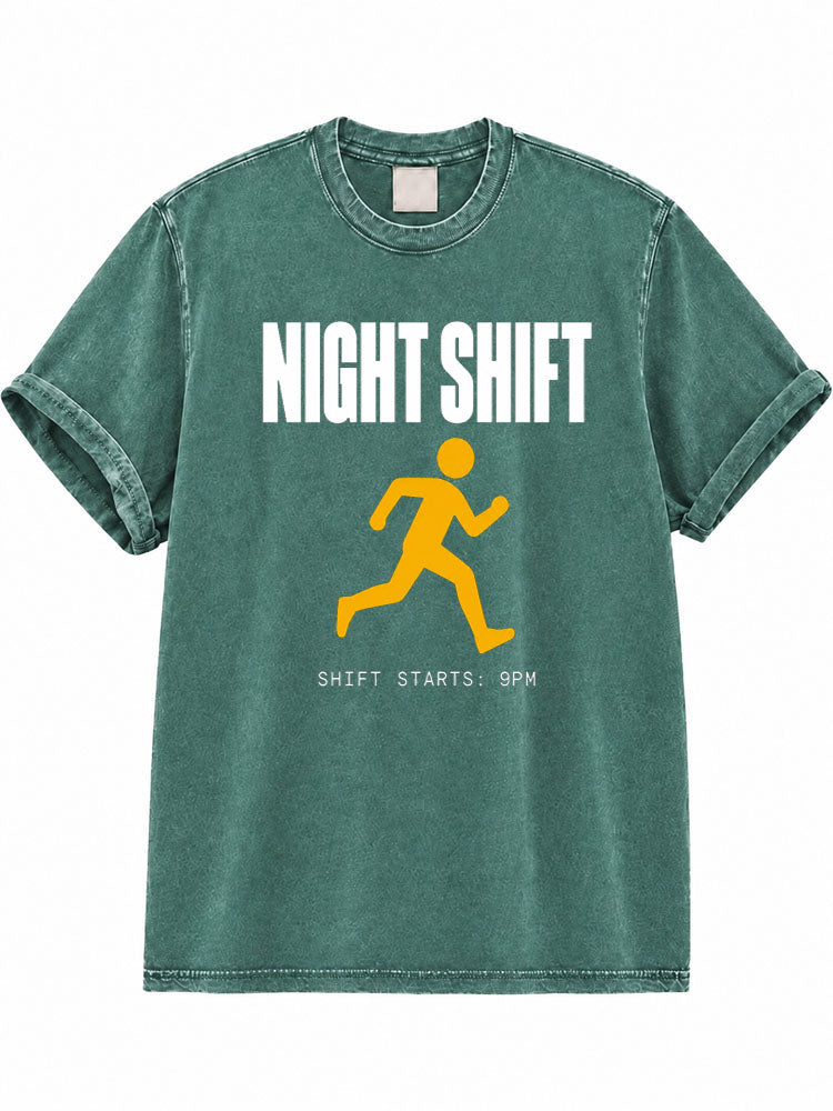 Night Shift Washed T-Shirt