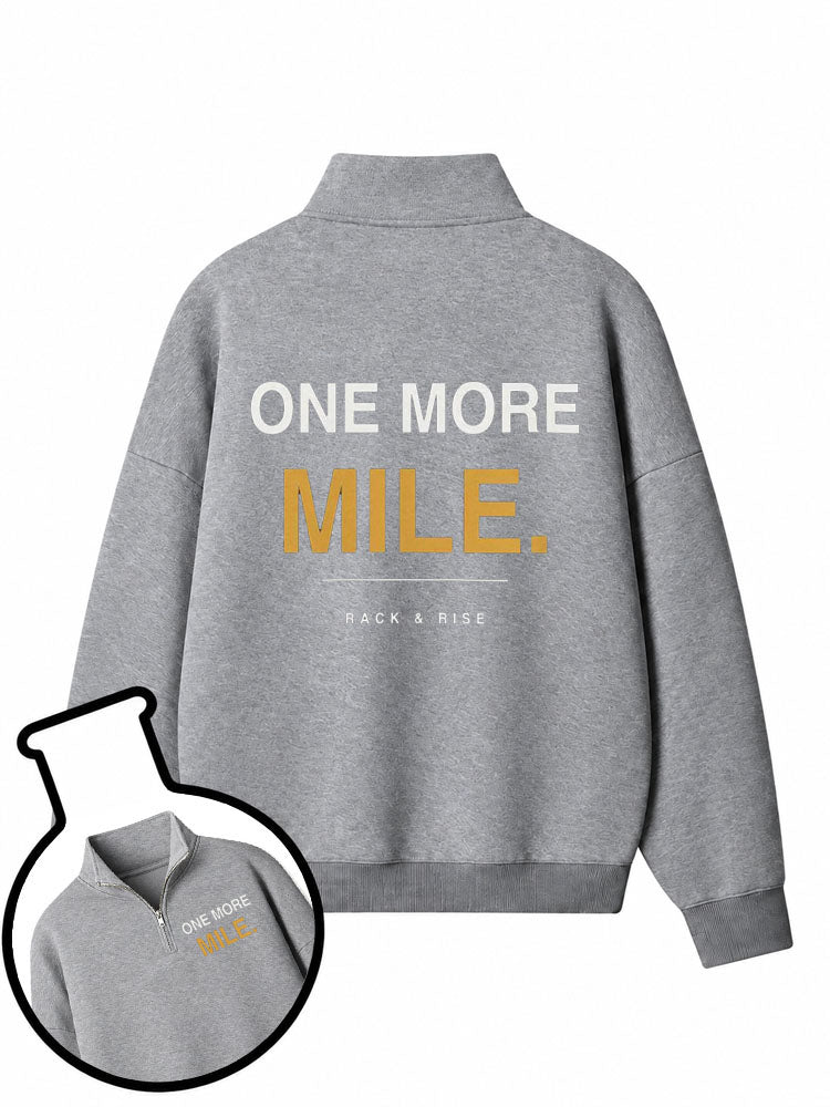 One More Mile Half-Zip Fleece Pullover