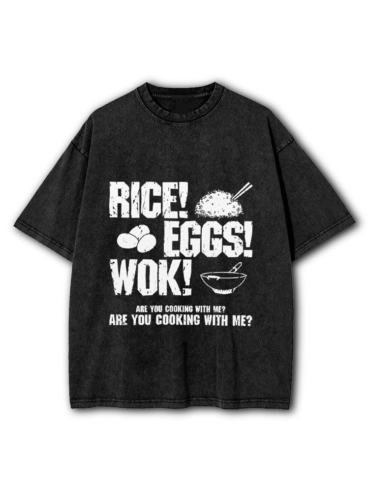 Funny Heavy Metal Parody  Washed T-Shirt