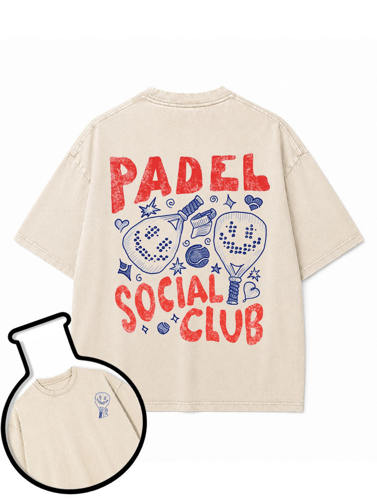 PADEL SOCIAL CLUB Washed T-Shirt
