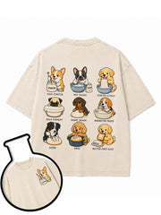 DOG BAKERY LIFE Washed T-Shirt