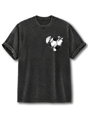 Heart Soccer Washed T-Shirt