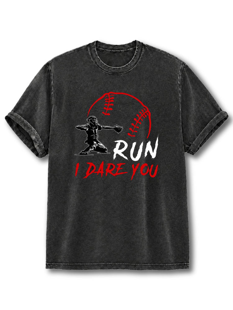 Run I Dare You Washed T-Shirt