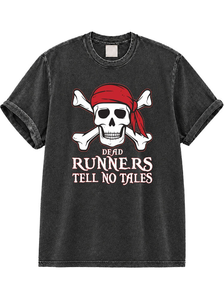 Running Crew Most Likely to Question All Life Choices Washed T-Shirt