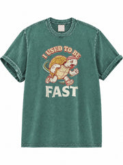 I Used To Be Fast Washed T-Shirt