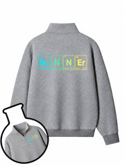 Runner Periodic Table Half-Zip Fleece Pullover