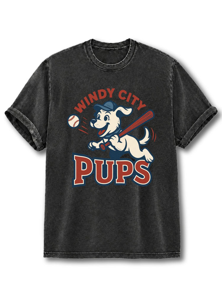 Windy City Pups Washed T-Shirt