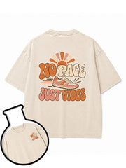 NO PACE JUST VIBES Washed T-Shirt