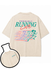 PROBABLY RUNNING LATE Washed T-Shirt