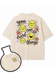 you can do hard things Washed T-Shirt