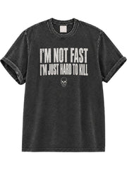 I Hate Running Washed T-Shirt